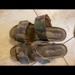 Camo sandals